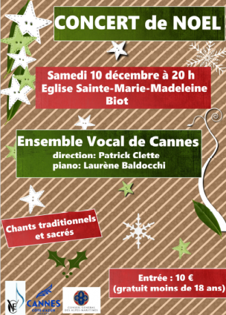 Concert par l’Ensemble Vocal de Cannes