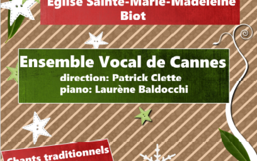 Concert par l’Ensemble Vocal de Cannes