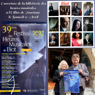 39ème Festival des Heures Musicales de Biot