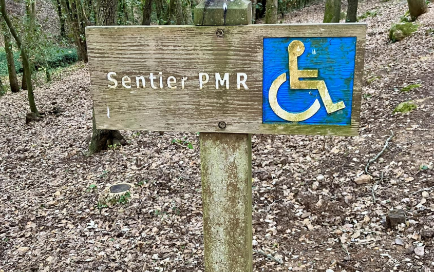 Path for people with disabilities 