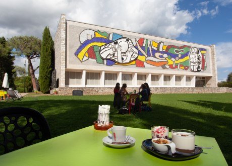 Garden of the Fernand Léger National Museum in Biot