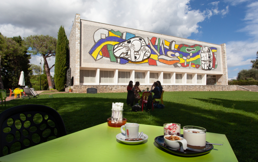 Il giardino del Museo Nazionale Fernand Léger di Biot